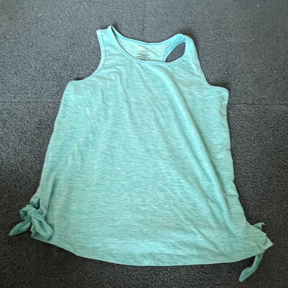Women's Sleeveless Aqua Top
